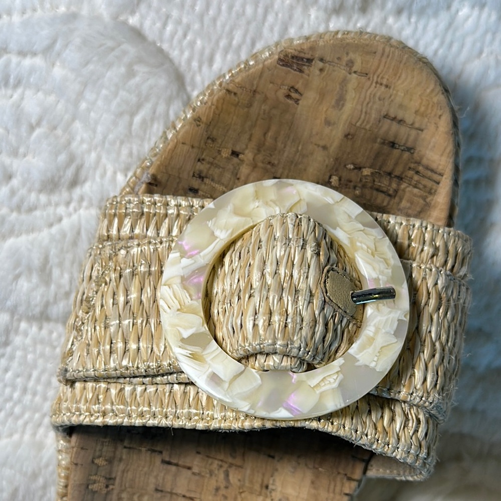 Anne Klein Akviena Women's Woven Slide Sandals - Picture 10 of 10